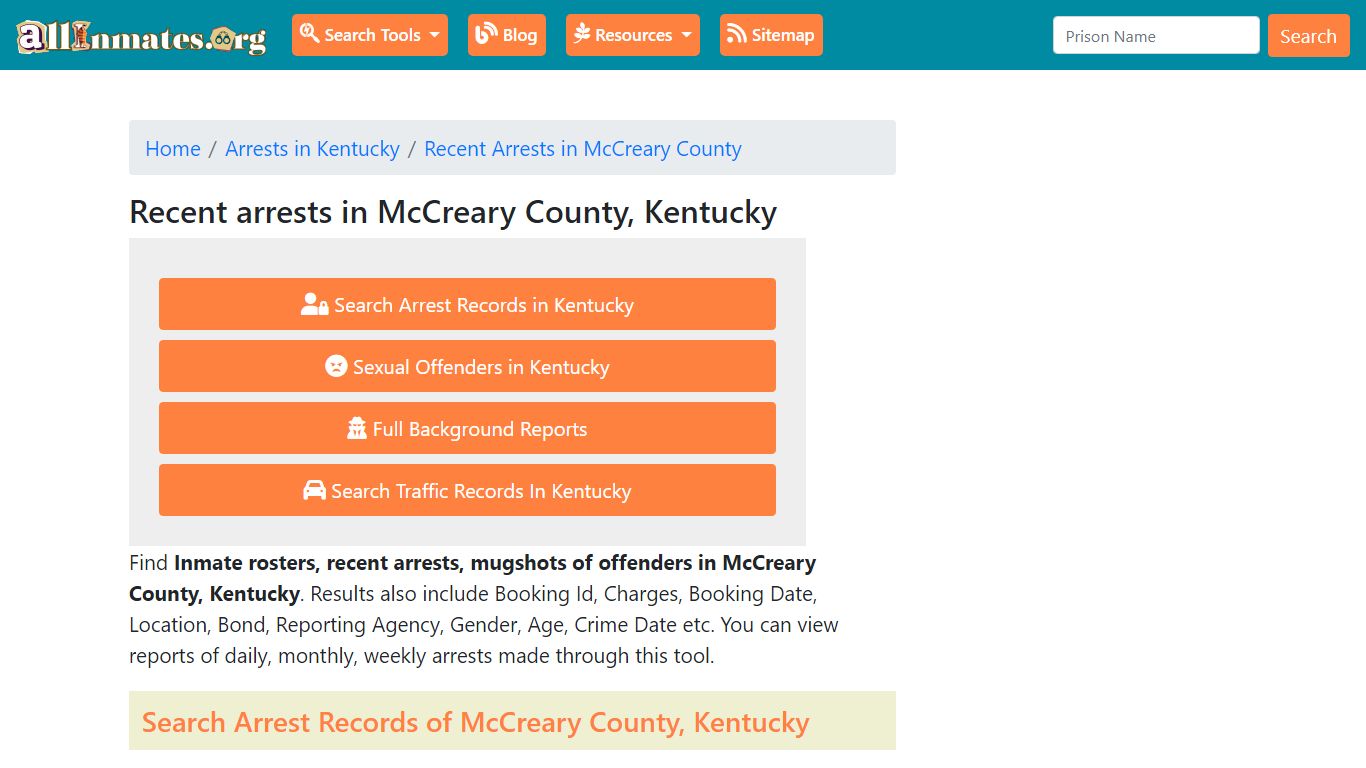 Recent arrests in McCreary County, Kentucky | Mugshots, Rosters ...